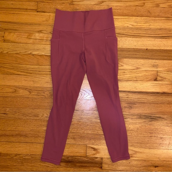Athleta Red/Pink-ish Leggings Size SP - Picture 1 of 4